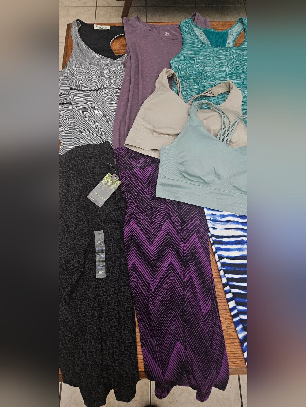 Some NWT! Womens XL Activewear Mix & Match Bundle 8 Pieces!! Sporty/Casual!